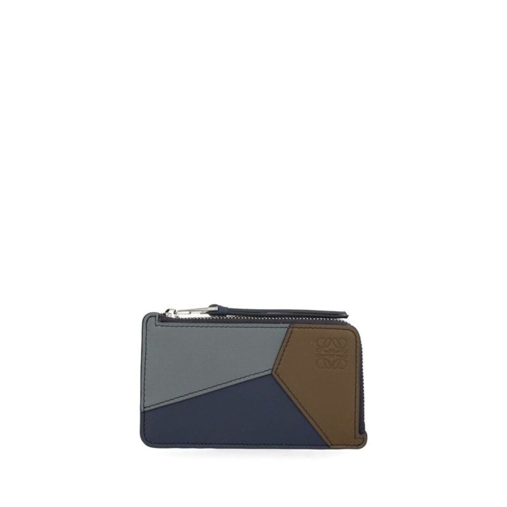Loewe Men Puzzle Card Holder And Coin Purse In Calfskin